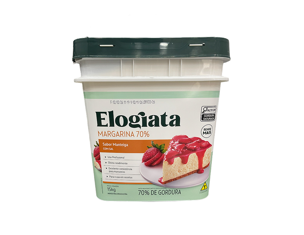 MARGARINA COM SAL 70% ELOGIATA (BD 14,5 KG)